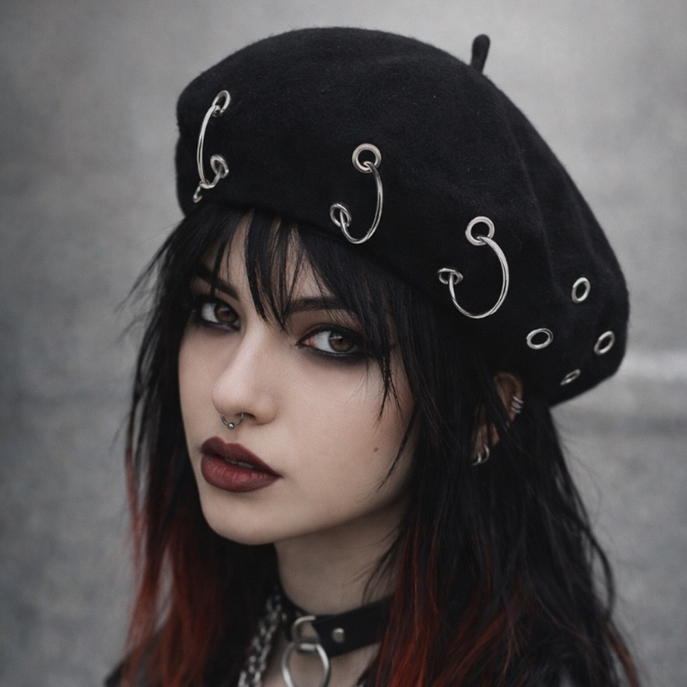 Rebel Orbit Studded Beret